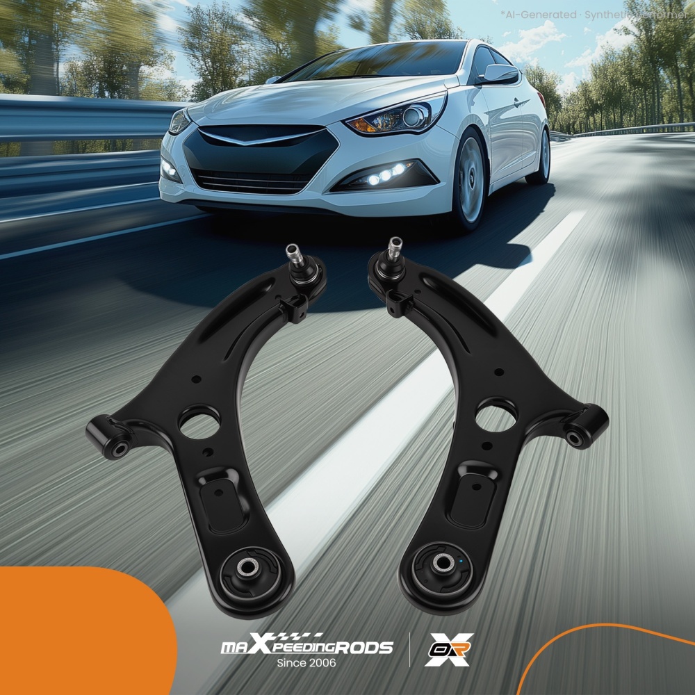 Front Lower Control Arms for 2011-2017 compatible for Hyundai Elantra Veloster Left & Right