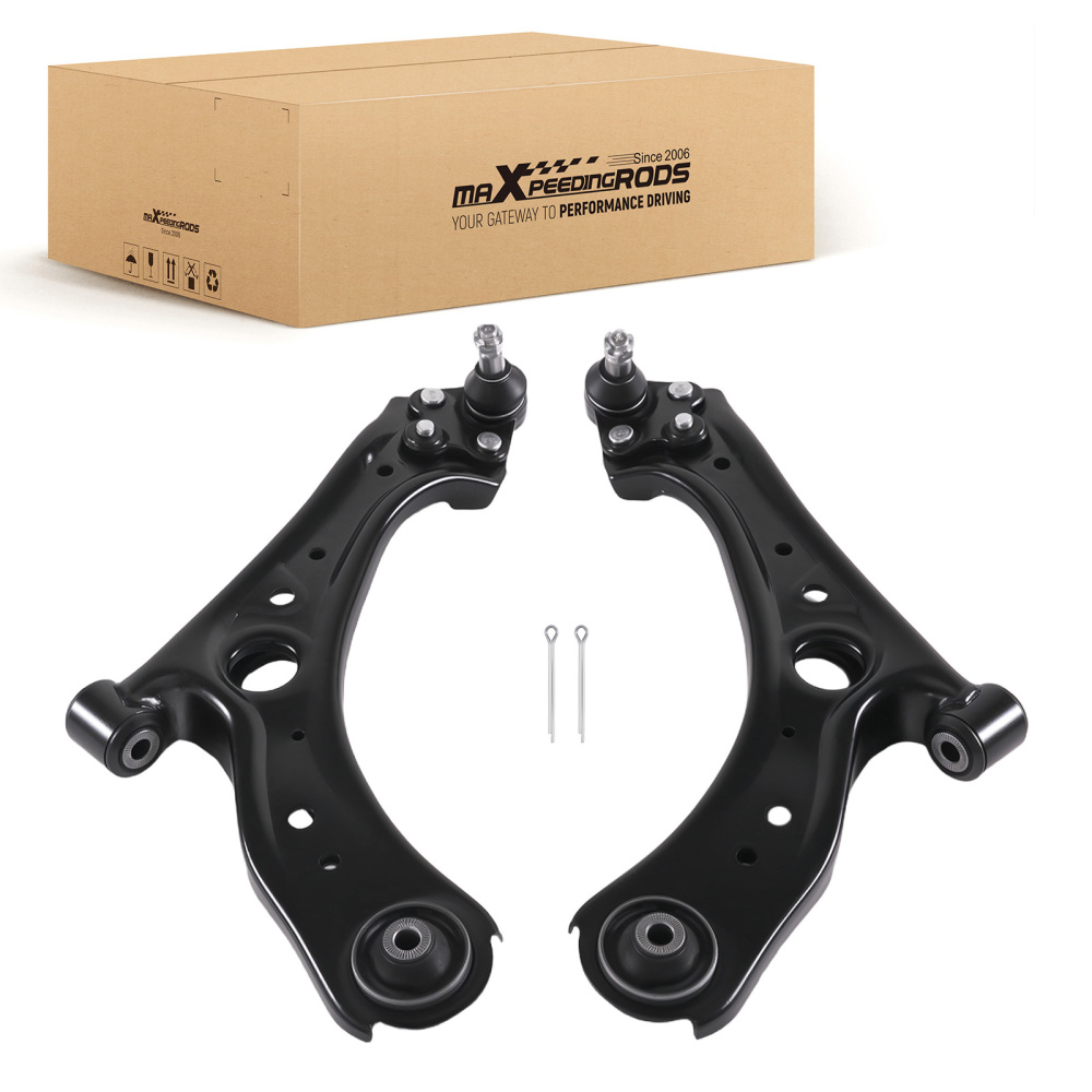 2x Front Suspension Lower Control Arms w/ Ball Joints for 2016-2022 compatible for Honda HR-V