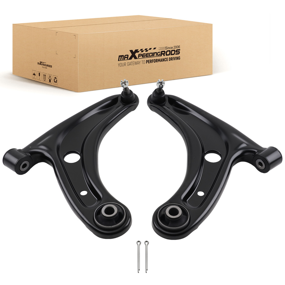 2x Front Lower Wishbone Control Arms compatible for Honda Jazz Mk2 GD GE2 GE3 2002-2008