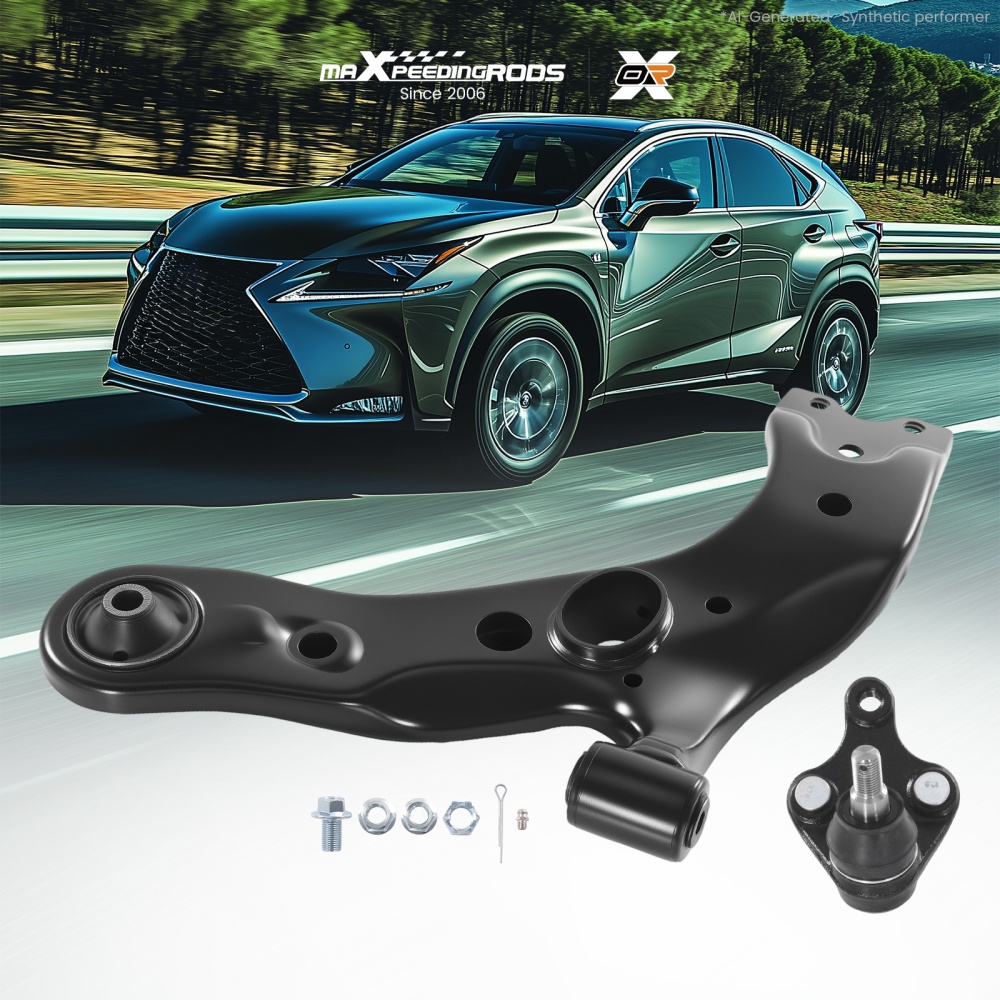 1pc Front Lower Control Arm Driver Side compatible for Toyota RAV4 06-18 LexusNX300h 18-21