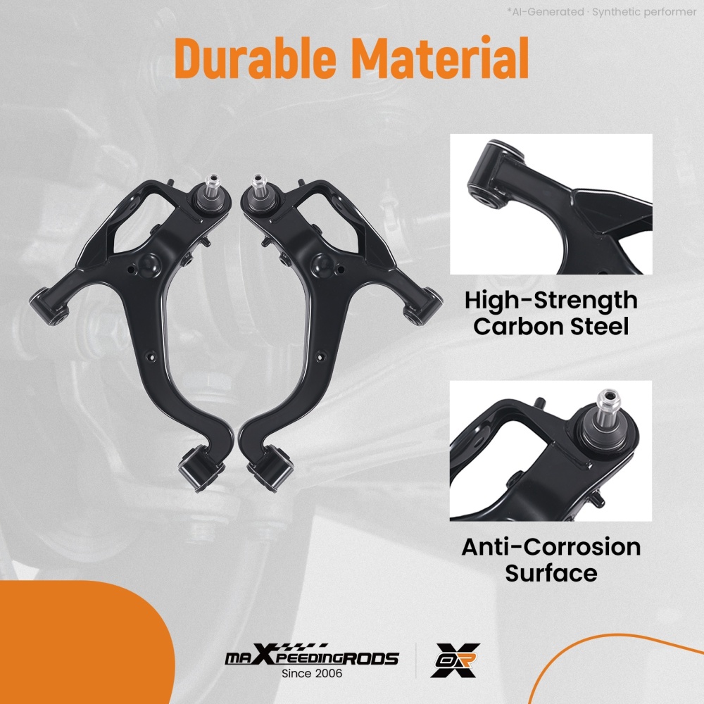 Front Left Right Lower Wishbone Arms compatible for Land Rover Discovery MK3 MK4 Steel
