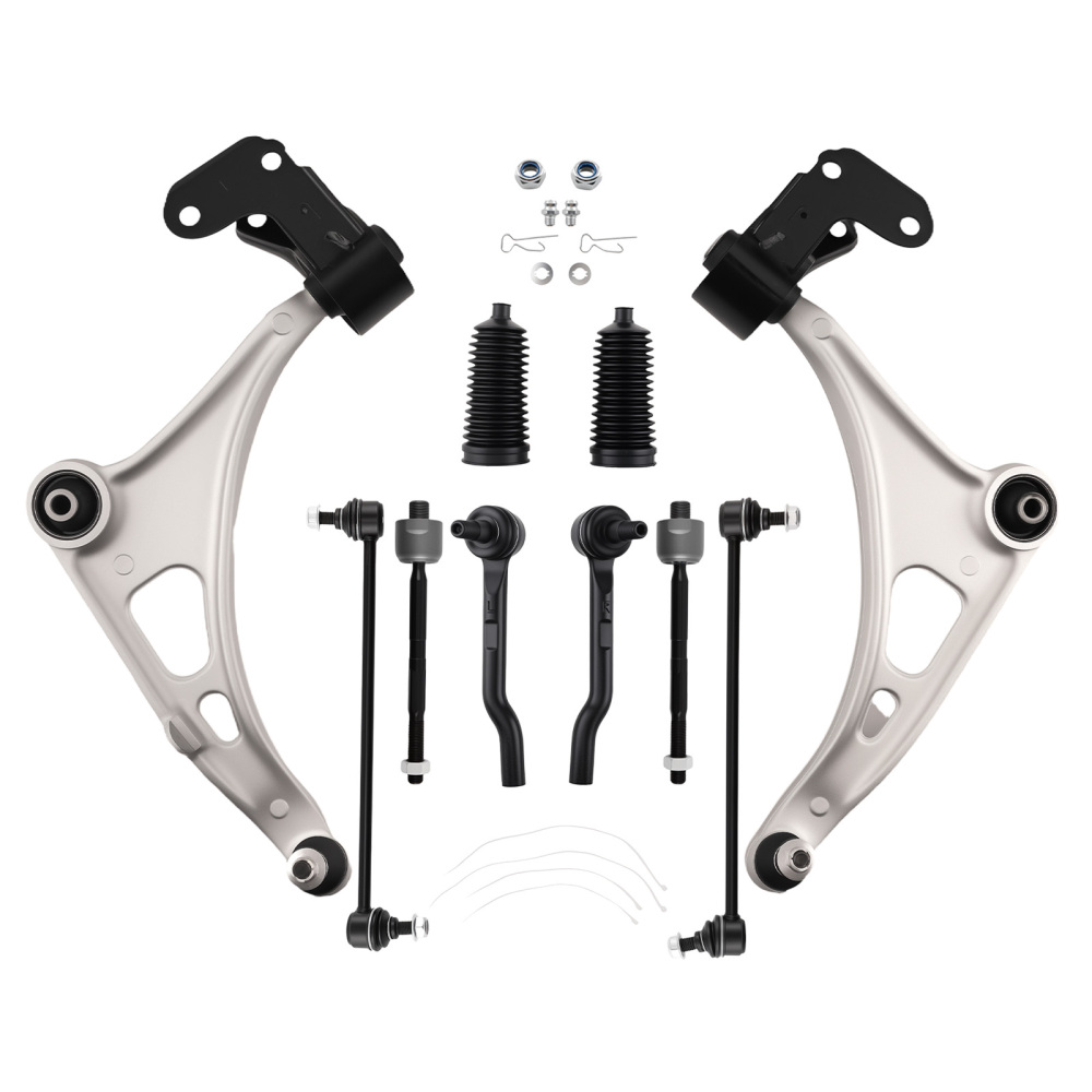 10x Front Suspension Lower Control Arms Kit For 2014-2020 compatible for Acura MDX compatible for Honda Pilot