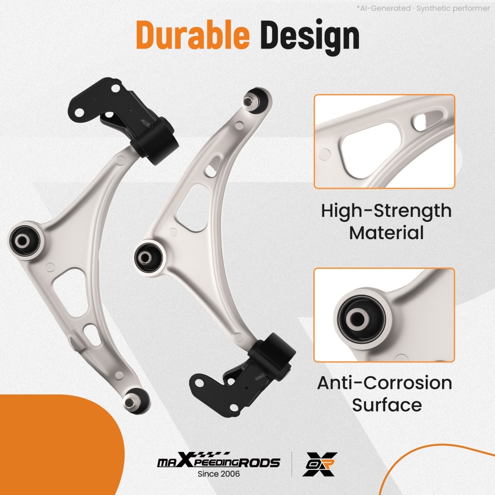 10x Front Suspension Lower Control Arms Kit For 2014-2020 compatible for Acura MDX compatible for Honda Pilot