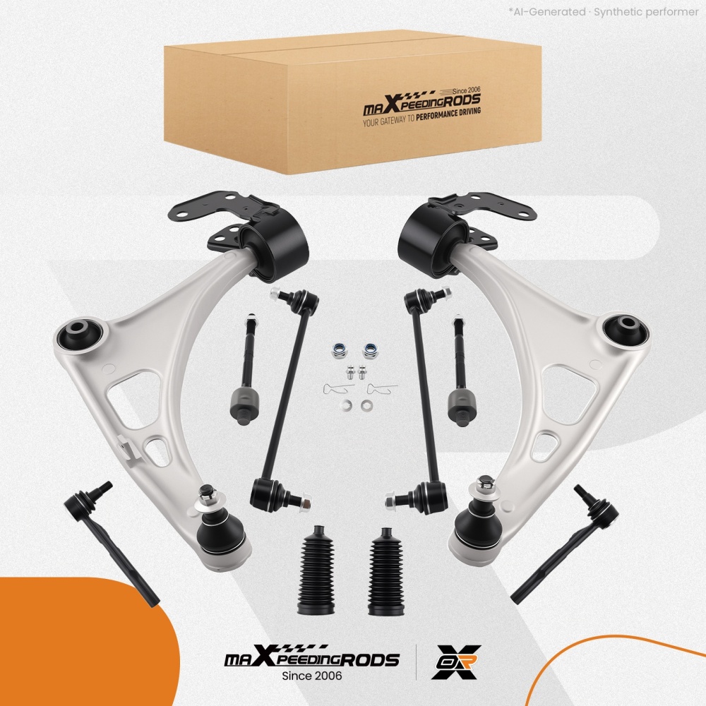 10x Front Suspension Lower Control Arms Kit For 2014-2020 compatible for Acura MDX compatible for Honda Pilot