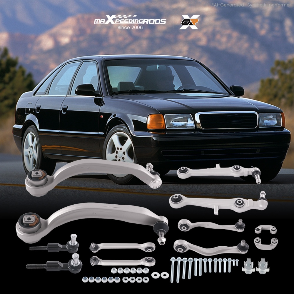 Front Control Arm Kit compatible for Audi A4 A6 compatible for VW Passat 1994-2005 8D0407505B 4B0419811B