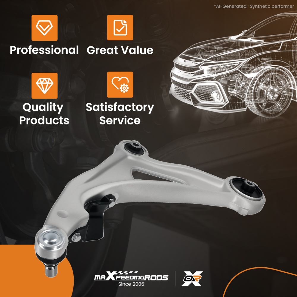 Front Right Lower Control Arm w/ Ball Joint for 2013-2019 compatible for Nissan Pathfinder QX60