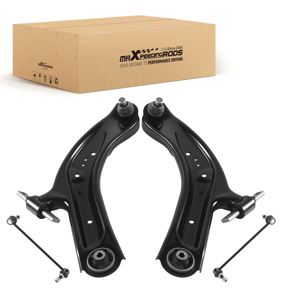 4Pc Front Suspension Lower Control Arms Ball Joint Assembly compatible for Nissan Rogue L+R