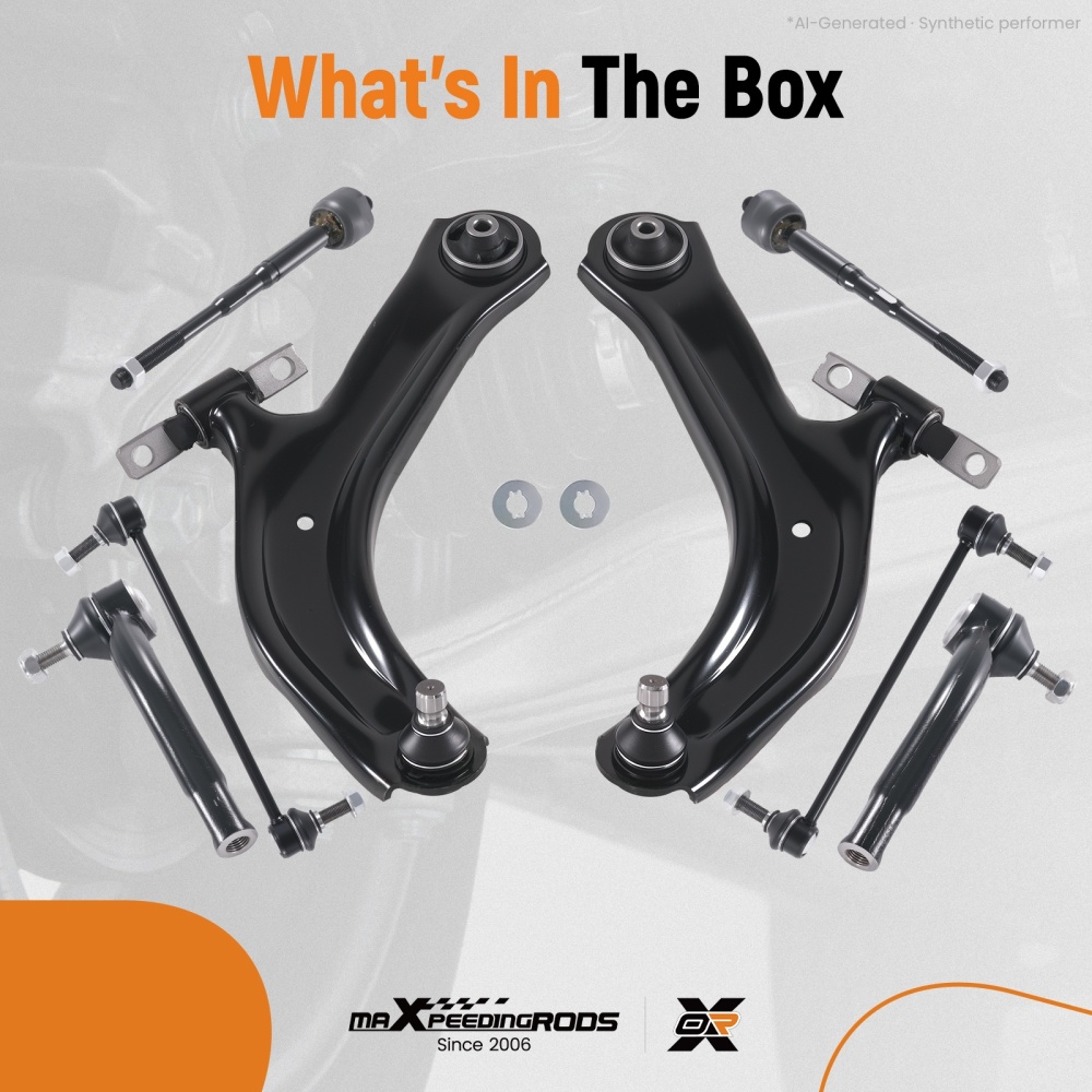Steering Suspension Kit Front Lower Control Arms For 2007-2012 compatible for Nissan Sentra