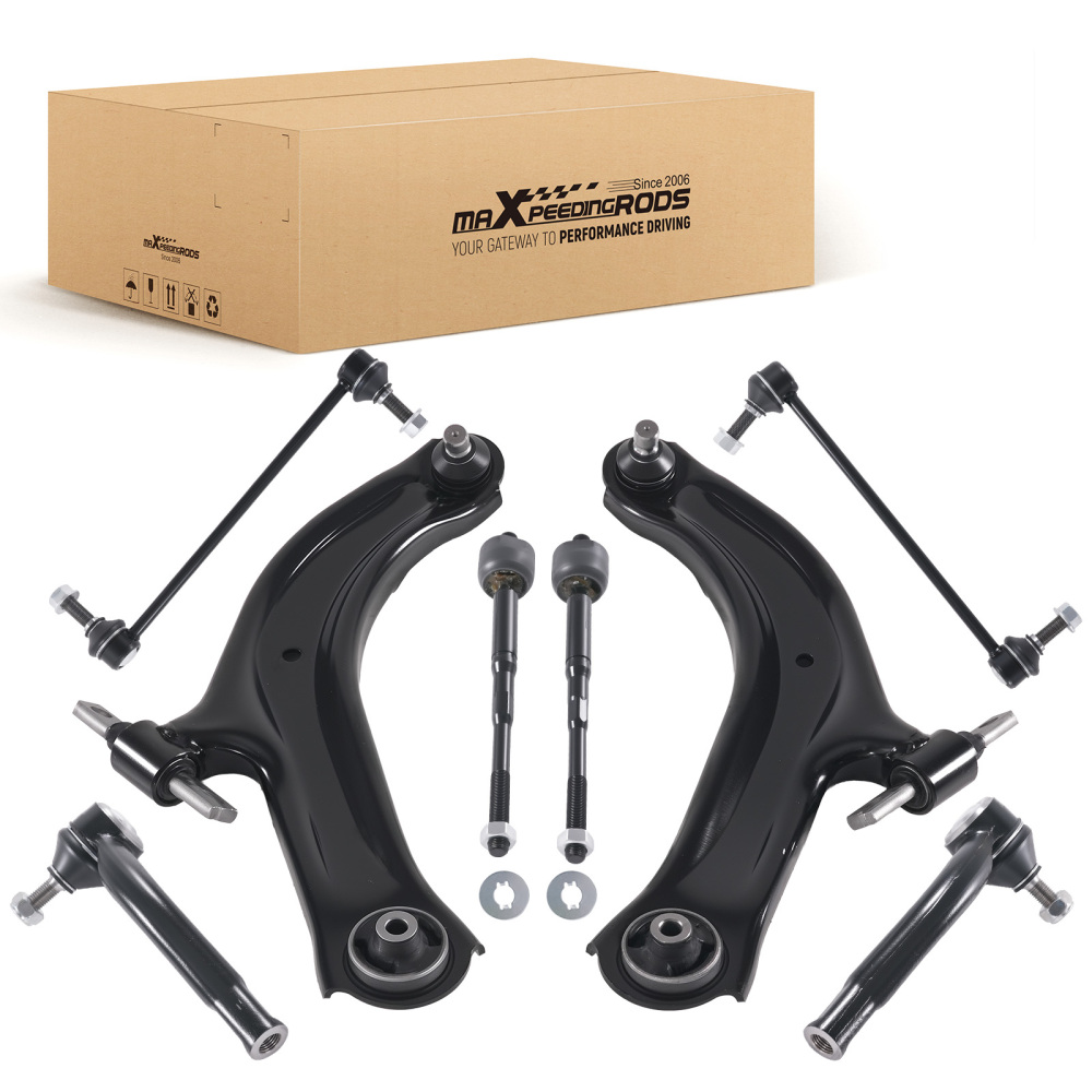 Steering Suspension Kit Front Lower Control Arms For 2007-2012 compatible for Nissan Sentra