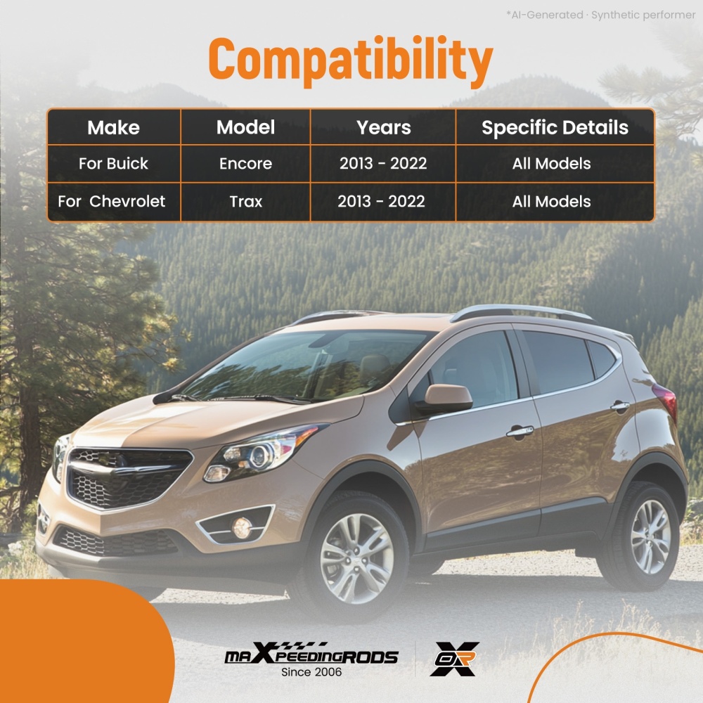8x Front Lower Control Arms Tie Rods Sway Bars compatible for Buick Encore Trax 2013-2022