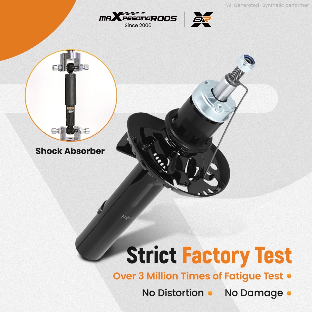 2x Front Shock Absorber compatible for Audi A2 2000-2005 compatible for VW Polo Fox compatible for Skoda Fabia 334835