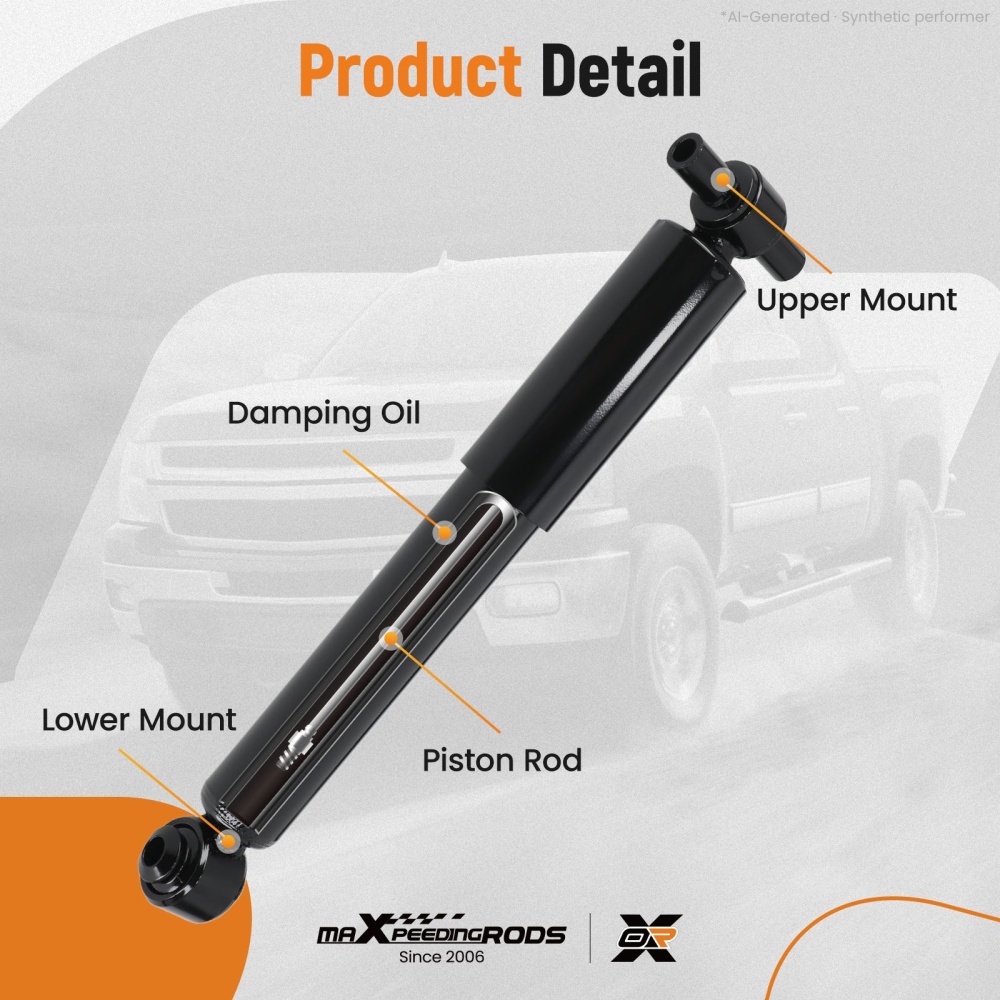 Pair Rear Shock Absorber compatible for GMC Acadia 2007-2016 Limited 2017 Traverse 349125