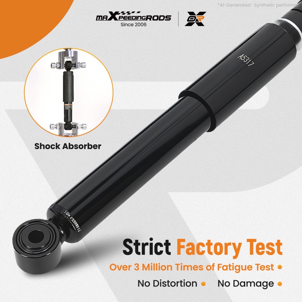 Set (2) Front Shock Absorbers Assembly compatible for Chevrolet Silverado 2500 HD 2001-2010