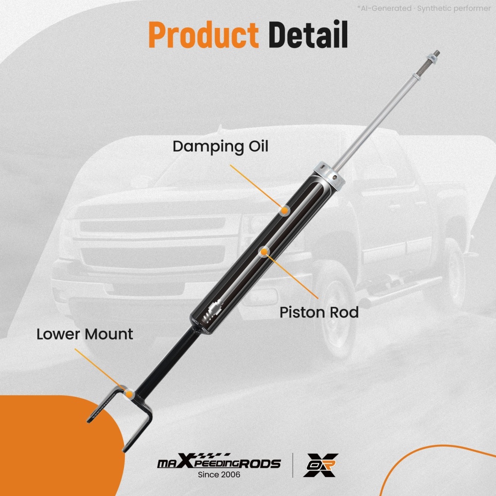 Set of 2 Rear Shock Absorbers Assembly compatible for Dodge Dart 2013-2016 5827 346370