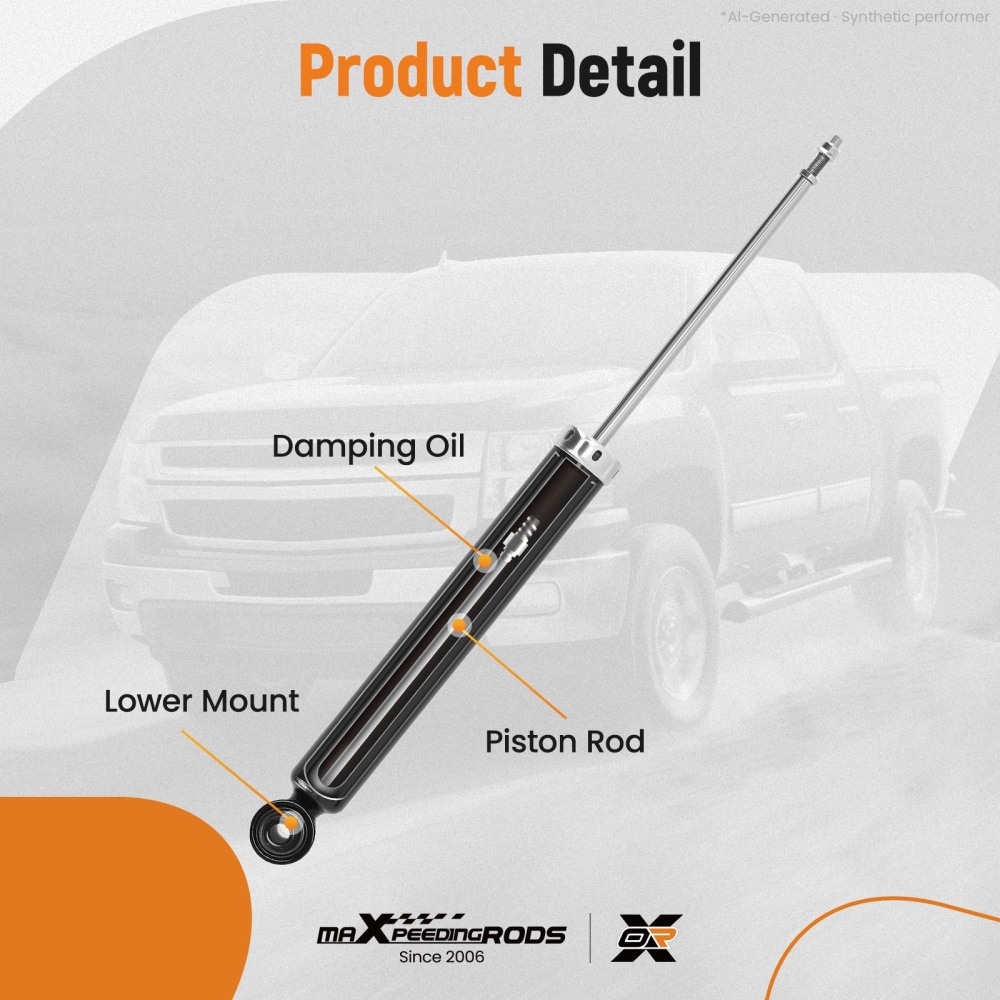 Pair Rear Complete Shock Absorber Kit For 2018-23 compatible for Chevrolet Equinox GMC Terrain