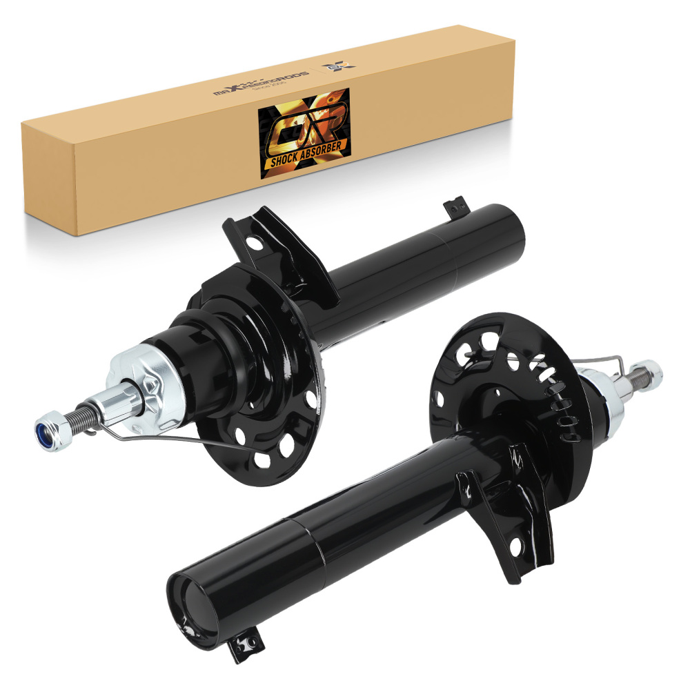 2x Front Shock Absorbers compatible for Skoda Octavia II VRS 2004-2010 Strut Suspension