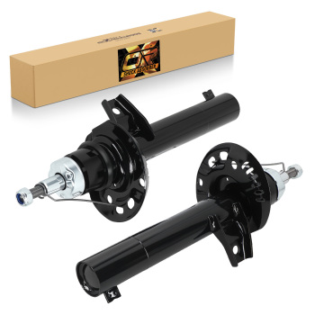2x Front Shock Absorbers compatible for Skoda Octavia II VRS 2004-2010 Strut Suspension