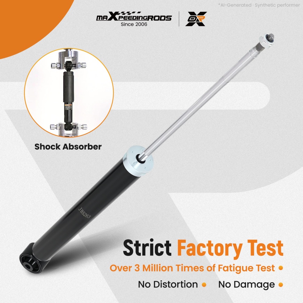 Rear Gas Shockers Left Right Shock Absorbers Pair compatible for VW POLO MK4 MK5 2002-2019