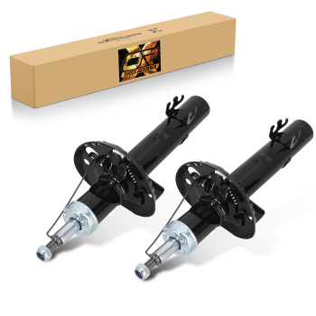 2x Front Shock Absorbers compatible for VW POLO V (6R1, 6C1) 2009- 17 Suspension Strut Pair