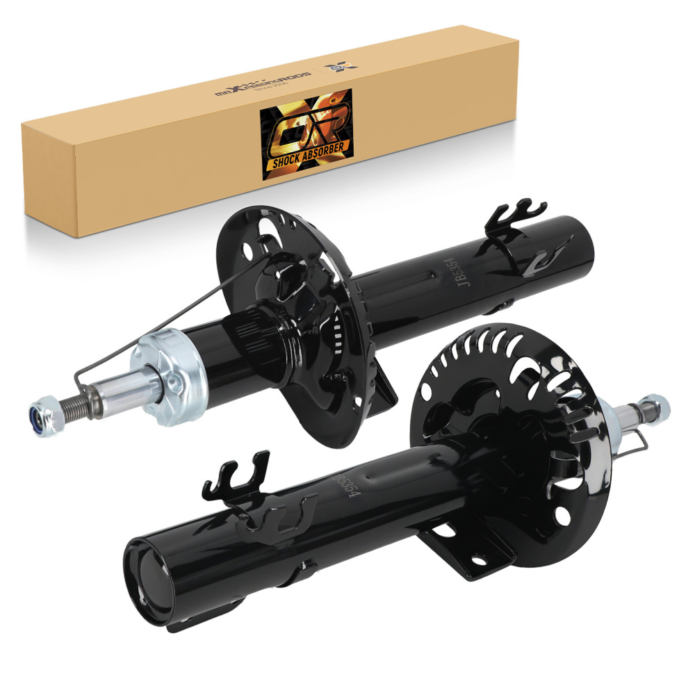 2x Front Shock Absorbers compatible for VW POLO V (6R1, 6C1) 2009- 17 Suspension Strut Pair