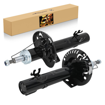 2x Front Shock Absorbers compatible for VW POLO V (6R1, 6C1) 2009- 17 Suspension Strut Pair