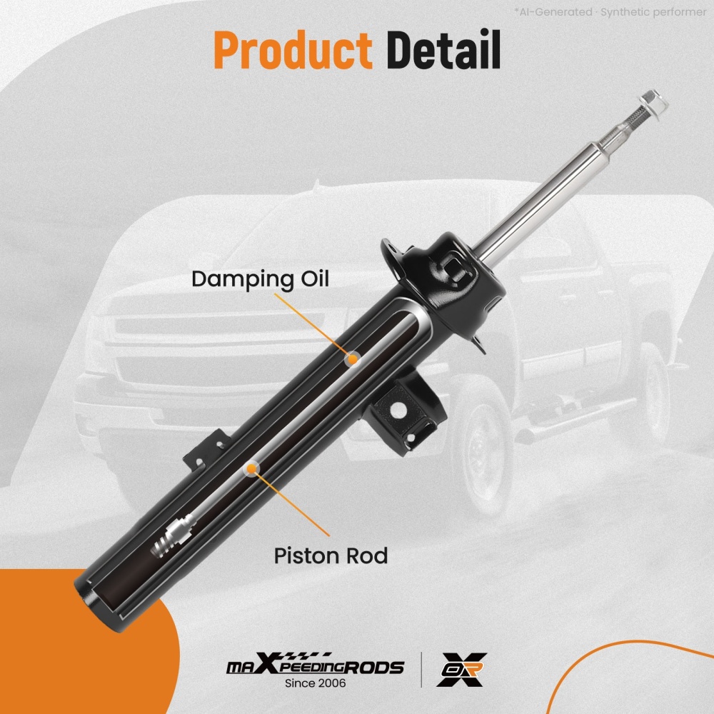 2x Front shock Absorber Suspension compatible for BMW 3 Series 2004-12 6768916 31316771553