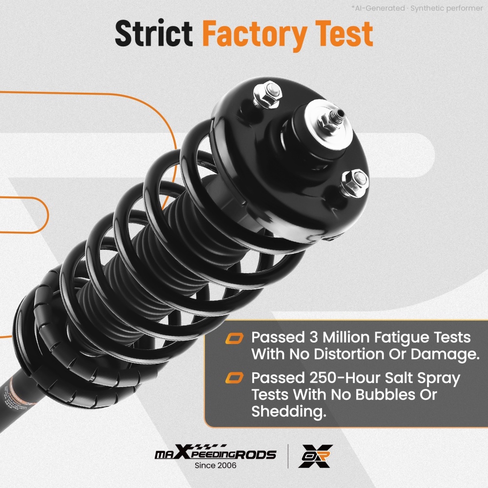 MaXpeedingrods Rear Complete Struts w/Coil Spring for 1998-2002 compatible for Honda Accord
