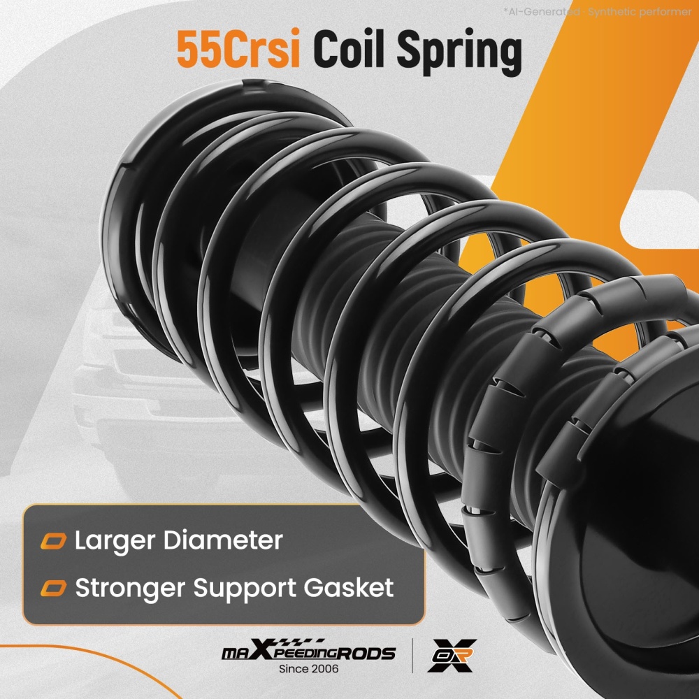 MaXpeedingrods Rear Complete Struts w/Coil Spring for 1998-2002 compatible for Honda Accord