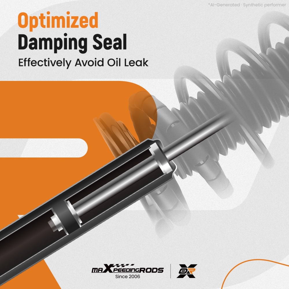 MaXpeedingrods Rear Complete Struts w/Coil Spring for 1998-2002 compatible for Honda Accord