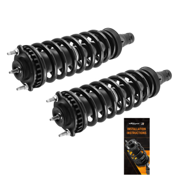 Pair Front Struts Shocks Assembly compatible for Chevrolet Trailblazer compatible for GMC Envoy 2002-2009
