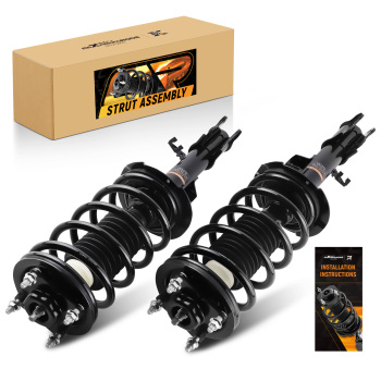 2x Front Pair Quick Complete StrutsCoil Springs for 2001-2012 compatible for Ford Escape
