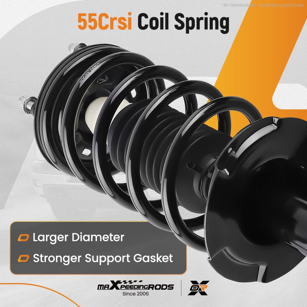 2x Front Pair Quick Complete StrutsCoil Springs for 2001-2012 compatible for Ford Escape
