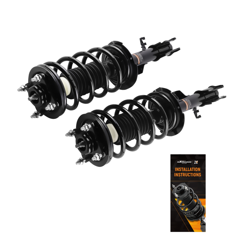 2x Front Pair Quick Complete StrutsCoil Springs for 2001-2012 compatible for Ford Escape