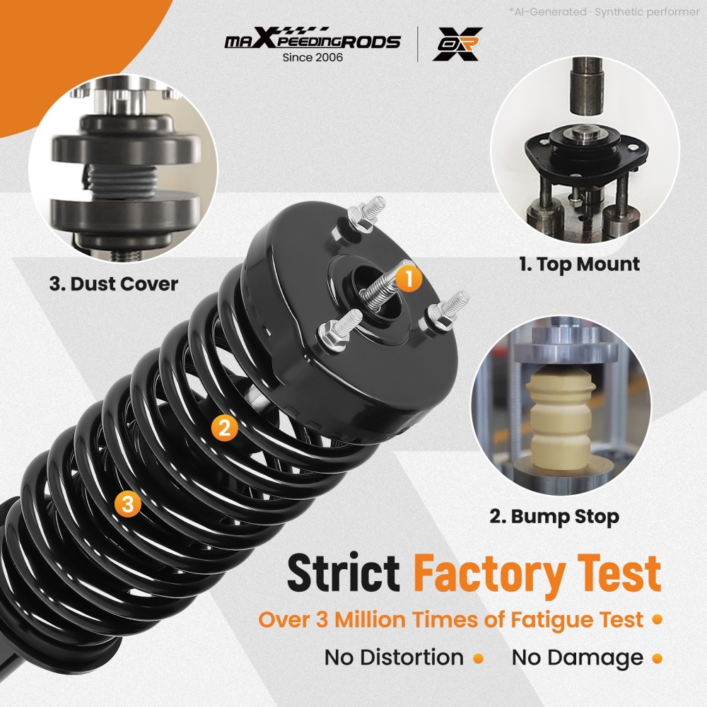 Front Shock Struts Assembly compatible for Dodge Charger 2006-2010 compatible for Dodge Magnum 2005-2008