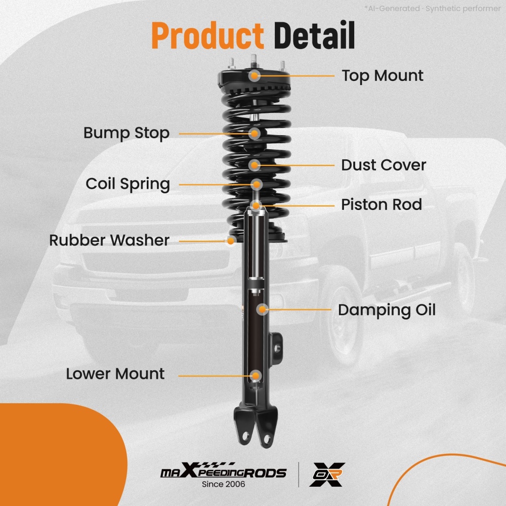 Front Shock Struts Assembly compatible for Dodge Charger 2006-2010 compatible for Dodge Magnum 2005-2008