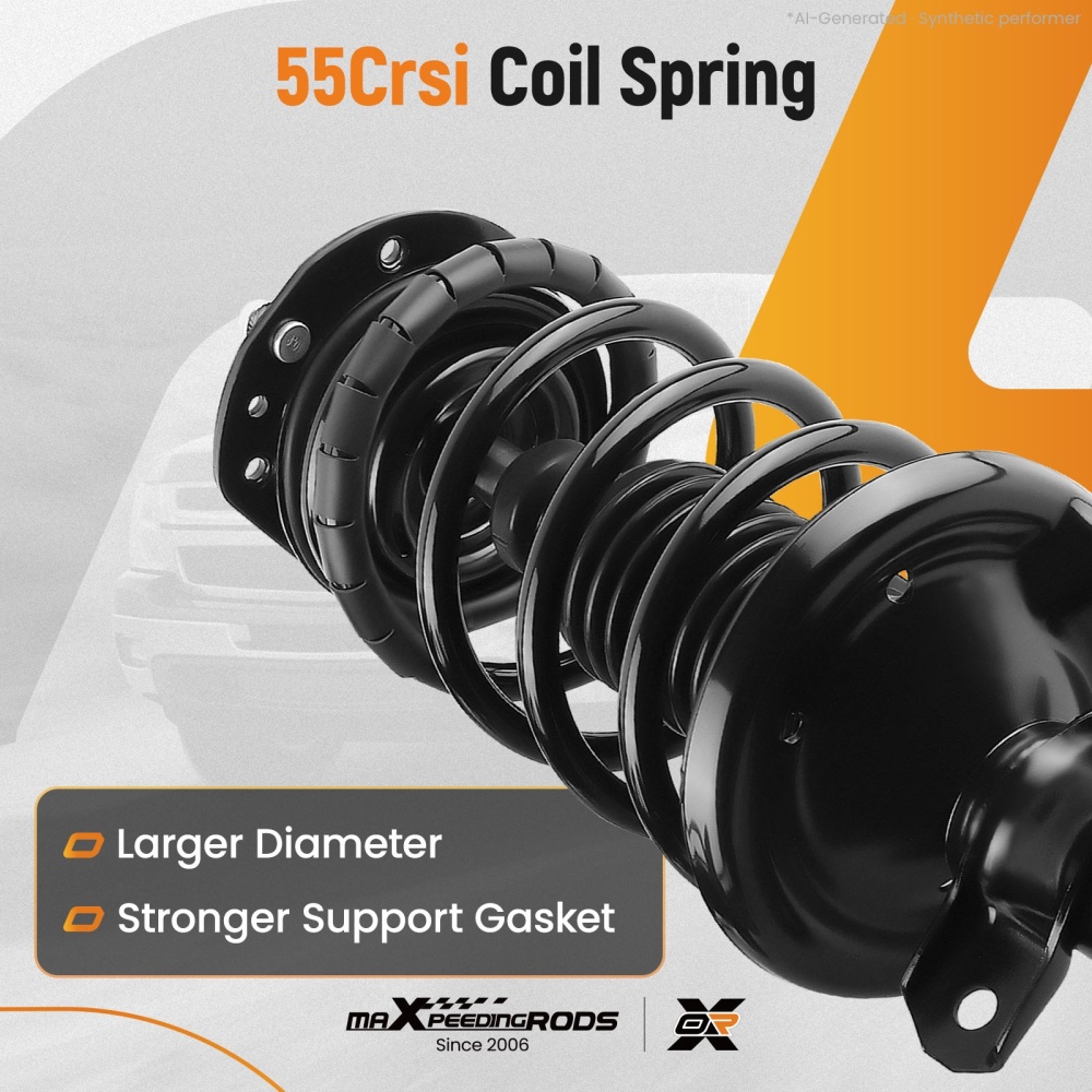 Front Struts w/Coil Spring for 2005-2009 compatible for Chevrolet Cobalt HHR compatible for Pontiac G5 Pursuit