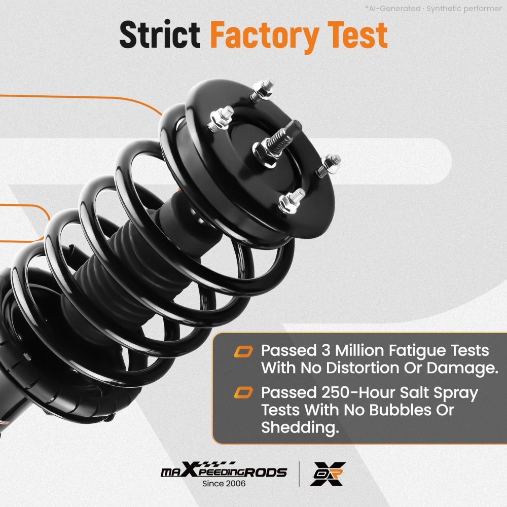 MaXpeedingrods Front Shock Struts Assembly compatible for Ford Mustang 2005-2010 BASE/GT
