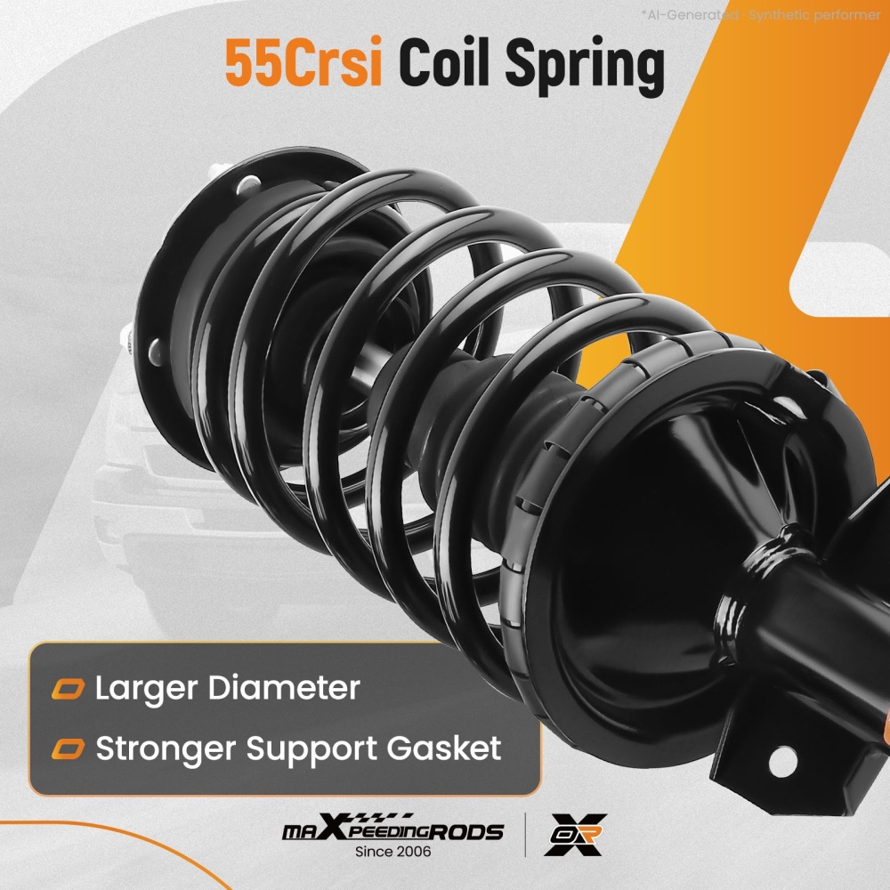 MaXpeedingrods Front Shock Struts Assembly compatible for Ford Mustang 2005-2010 BASE/GT
