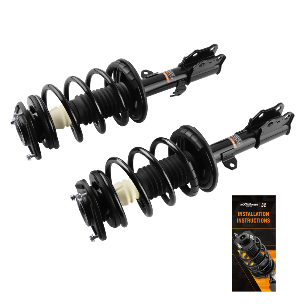 Front Struts w/ Spring Assembly for 2003-2008 compatible for Pontiac Vibe compatible for Toyota Matrix AWD/Compatible for FWD