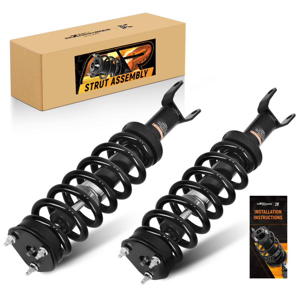 Pair (2) Front Strut Spring compatible for Dodge Ram 1500 2009-2010 compatible for Ram 1500 2011-2018 4WD