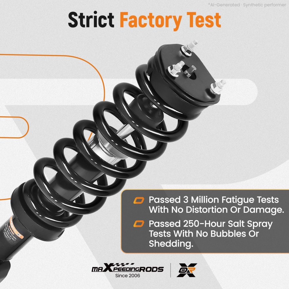 Pair (2) Front Strut Spring compatible for Dodge Ram 1500 2009-2010 compatible for Ram 1500 2011-2018 4WD
