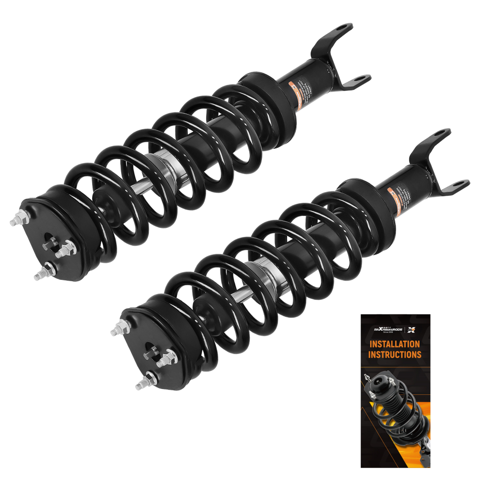 Pair (2) Front Strut Spring compatible for Dodge Ram 1500 2009-2010 compatible for Ram 1500 2011-2018 4WD