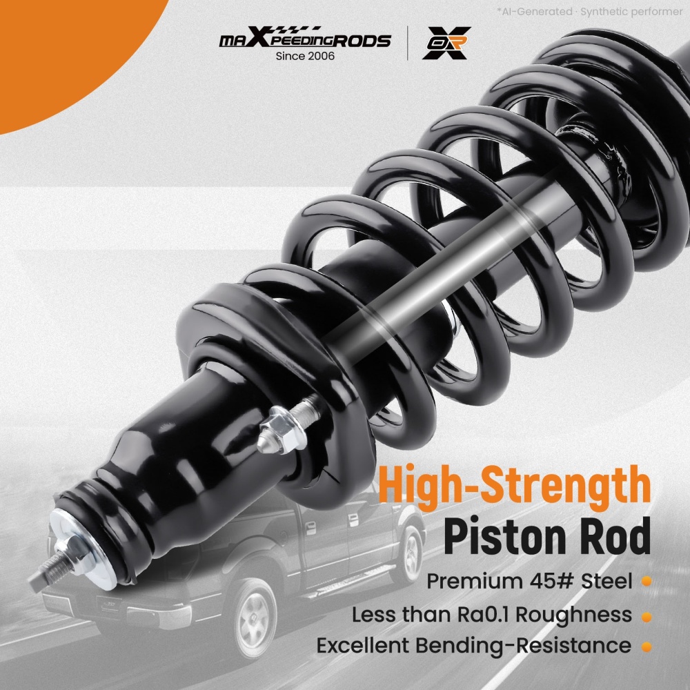 Pair Rear Struts w/Coil Spring Assembly compatible for Honda CRV CR-V 2002 2003 2004-2006