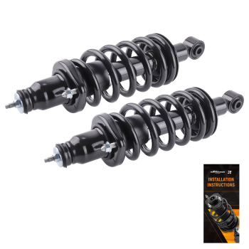Pair Rear Struts w/Coil Spring Assembly compatible for Honda CRV CR-V 2002 2003 2004-2006