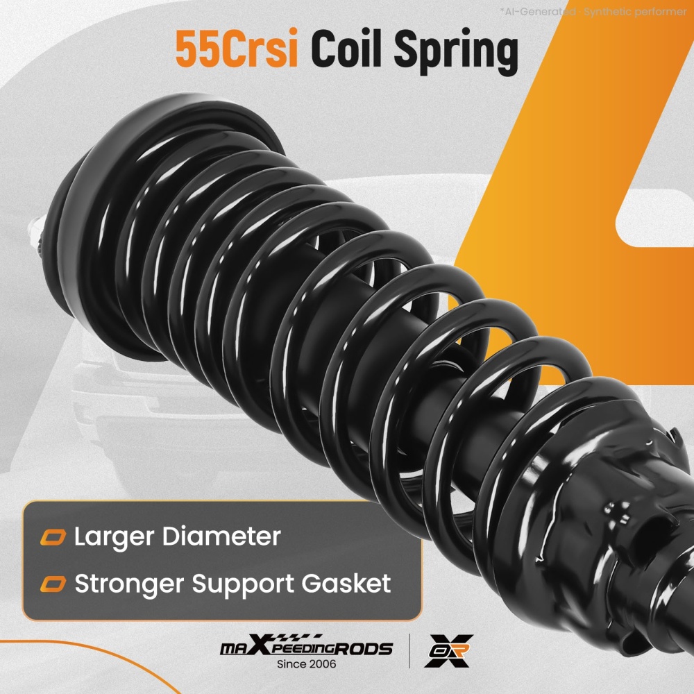 2x Rear Complete Struts Shock w/Coil Spring Assembly For 1992-1995 compatible for Honda Civic