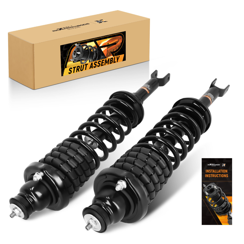 Pair Rear Struts w/ Coil Spring Assembly compatible for Honda Accord 1994 1995 1996 1997