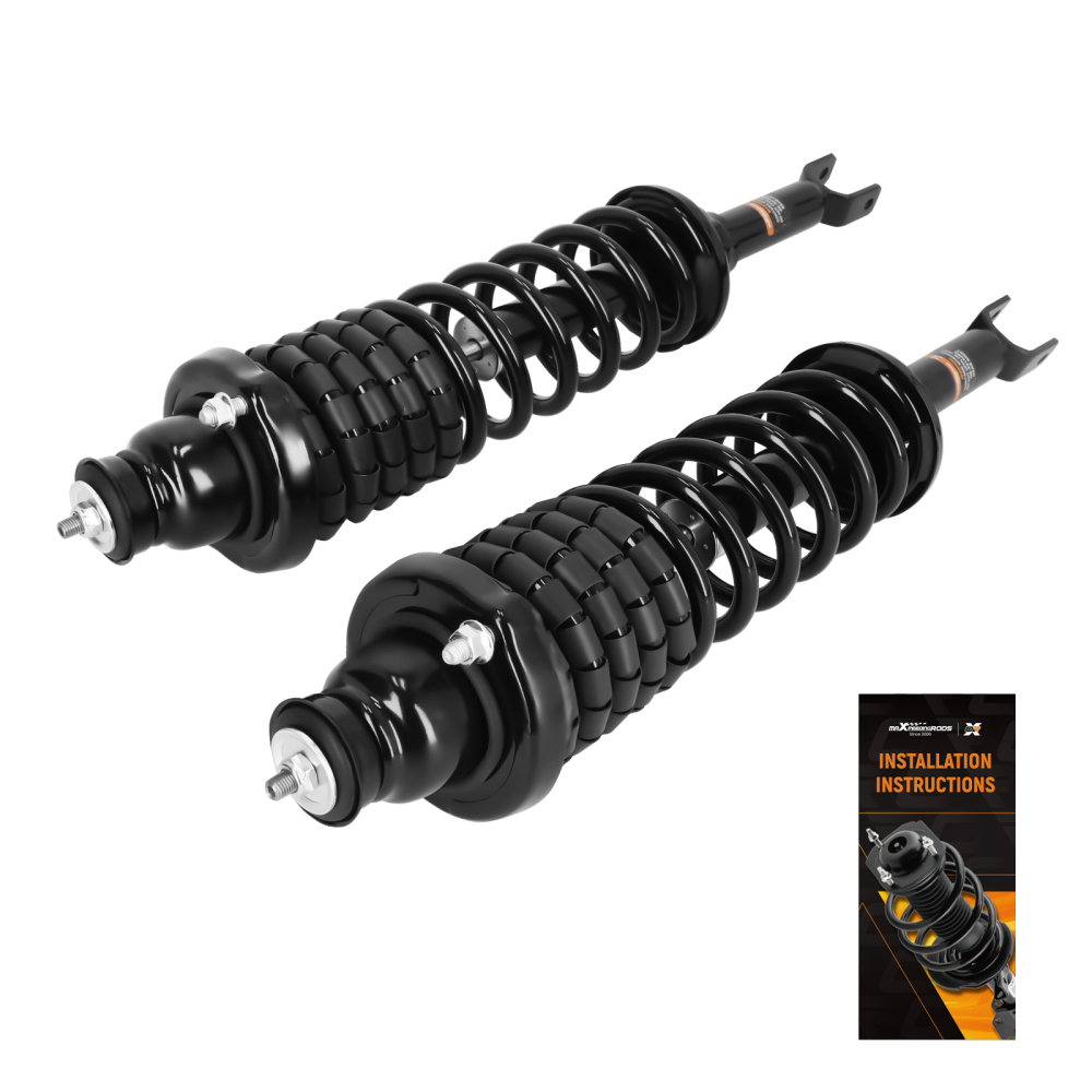 Pair Rear Struts w/ Coil Spring Assembly compatible for Honda Accord 1994 1995 1996 1997