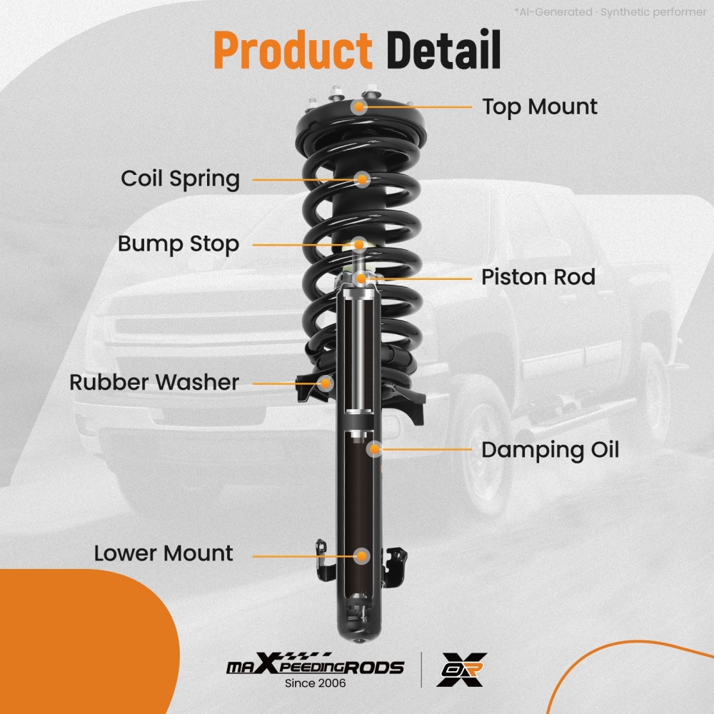 Front Struts w/Coil Spring Assembly for 2008-2012 compatible for Honda Accord 2.4L 3.5L 172562R