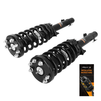 Front Struts w/Coil Spring Assembly for 2008-2012 compatible for Honda Accord 2.4L 3.5L 172562R