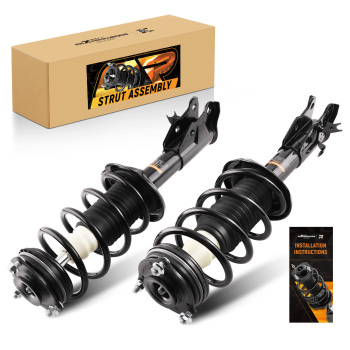Front Pair Complete Shocks Strut Assembly For 2006-2011 compatible for Honda Civic 1.8L 172287